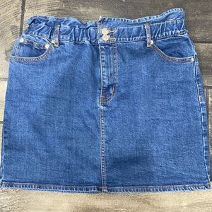 super cute jean skirt